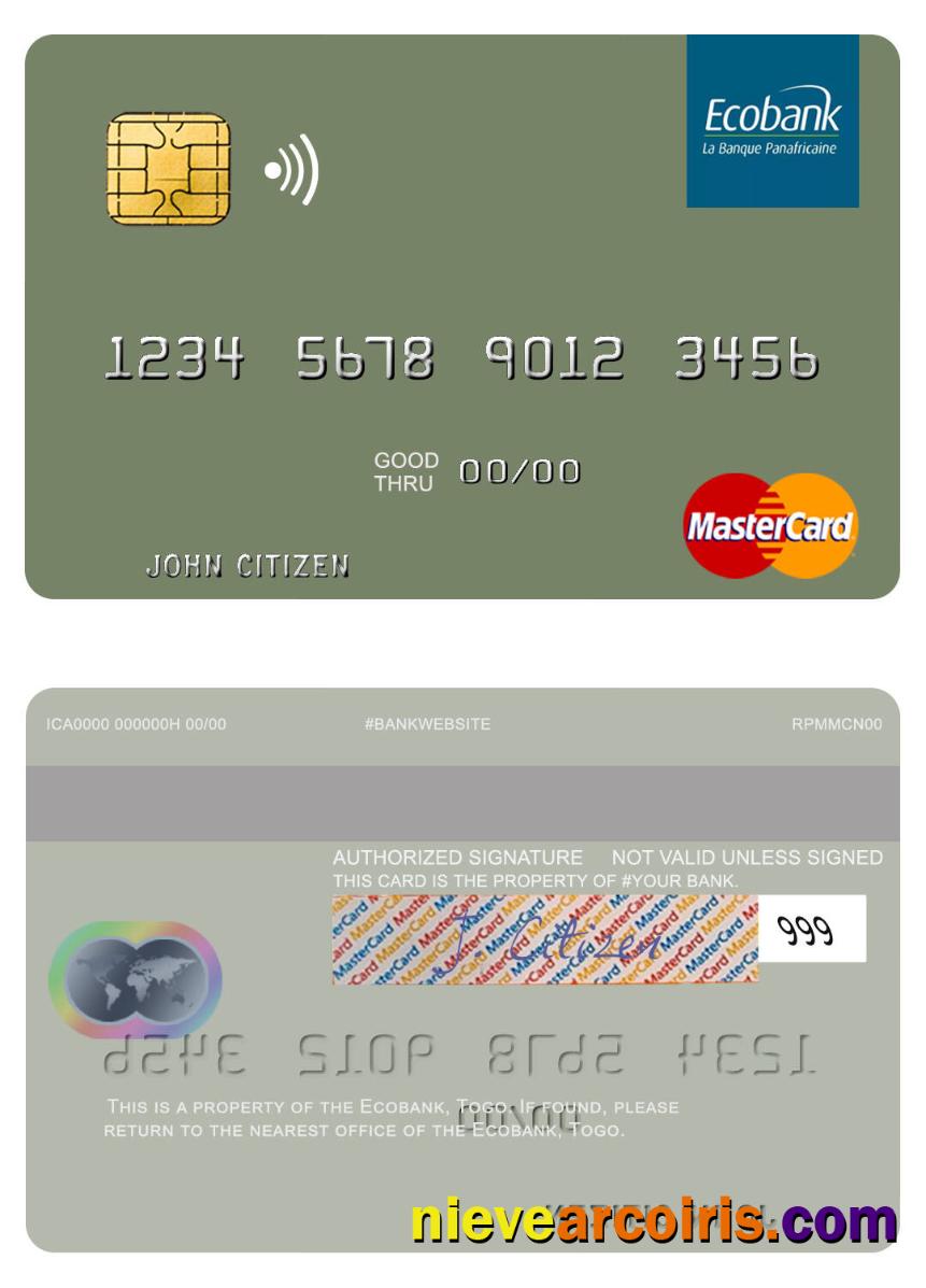 Togo Ecobank mastercard